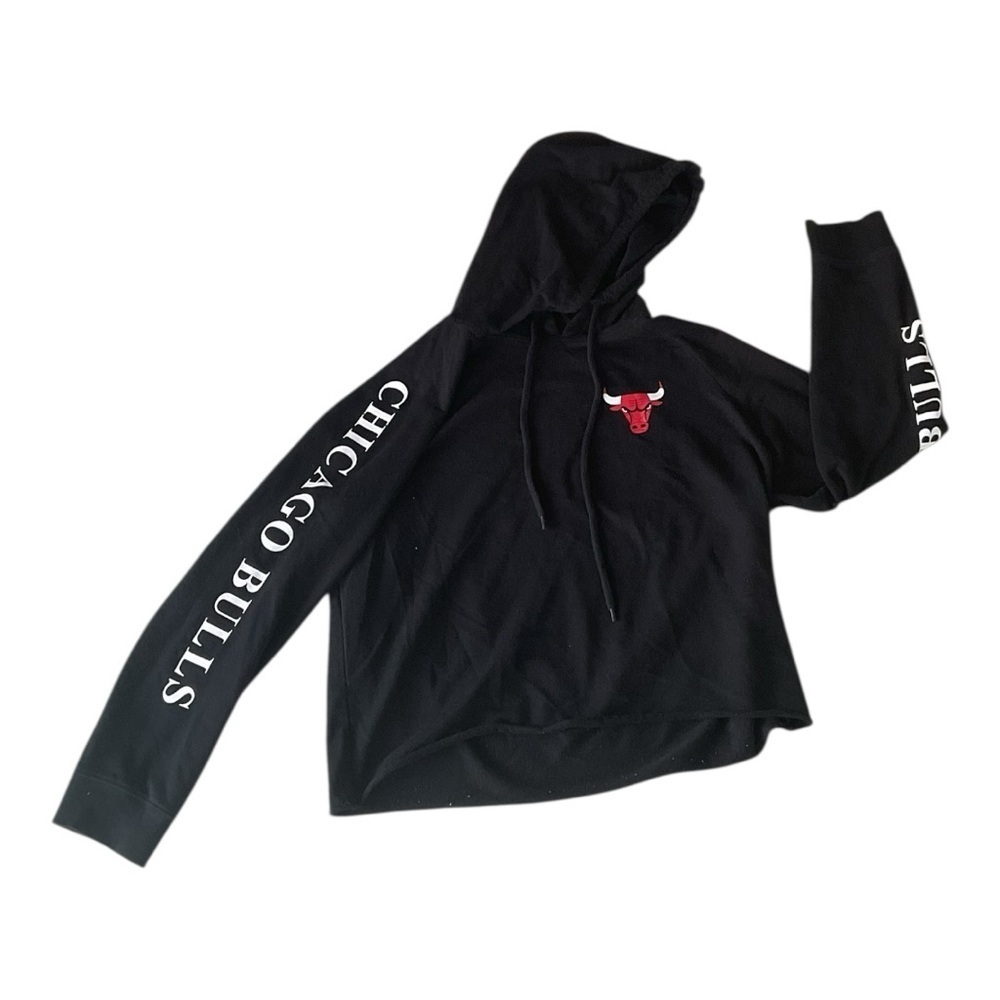 Chicago Bulls NBA Hoodie Black Crop – XL